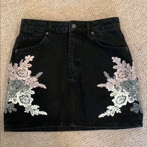 Top Shop Jean Skirt